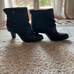 BCBG Paris Elegant Black Ankle Booties